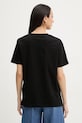 Odzież Silvian Heach T-shirt damski bawełniany SEIPONE GPP26412TS czarny