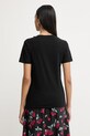 Odzież Silvian Heach t-shirt damski bawełniany SEKOK GPP26074TS czarny