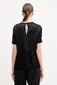 Odzież Silvian Heach bluzka RESANA GPP26191BL czarny