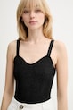 Silvian Heach top MAGALES czarny GPP26429TO