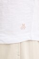Marc O'Polo top damski bawełniany biały 5000014109