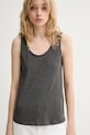 Marc O'Polo top damski bawełniany szary 5000014109
