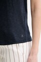 Marc O'Polo top damski bawełniany 5000014110 granatowy