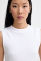 Marc O'Polo top dámsky bavlnený s elastanom biela 5000014121