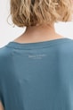 Marc O'Polo T-shirt damski bawełniany 5000014191 turkusowy