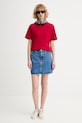 Marc O'Polo tričko dámske bavlnené 5000010011 červená ZS26