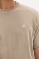 Marc O'Polo T-shirt basic męski bawełniany 5000013957 beżowy