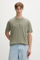 Marc O'Polo tričko pánske bavlnené zelená 5000010024