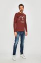 Trussardi Jeans - Tričko s dlouhým rukávem hnědá