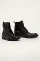 Wojas - Kožená obuv čierna