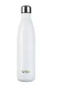 biały Wink Bottle butelka termiczna WHITE 750 Unisex