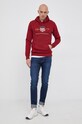 Gant bluza 2047056 bordowy SS23