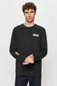 čierna Volcom - Tričko s dlhým rukávom Pánsky
