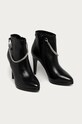Wojas - Δερμάτινες μπότες 5502151 μαύρο ZW20