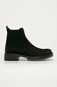 Wojas - Botine din piele intoarsa pana la 5 cm negru 5503281