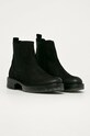 Wojas - Botine din piele intoarsa 5503281 negru ZW20