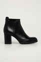 Wojas - Δερμάτινες μπότες 5-8 cm μαύρο 5506271