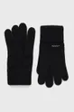 μαύρο Μάλλινα γάντια Gant Ανδρικά