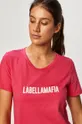 różowy LaBellaMafia - T-shirt Damski