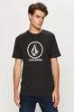 fekete Volcom - T-shirt Férfi