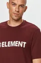 bordowy Element - T-shirt