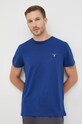 Gant t-shirt bawełniany granatowy 234100