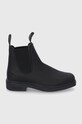 Kožené kotníkové boty Blundstone 063 nezateplené černá 063.Black
