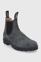Blundstone Sztyblety skórzane 587 587.Black szary ZS24