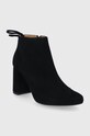 Wojas Cizme de piele 5508861 negru ZW21