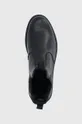 čierna Kožené topánky Chelsea Wojas