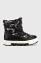 Cougar śniegowce imitacja skóry licowej czarny Wink.Nylon.blk.ab