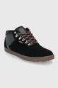 Semišové topánky Etnies Jefferson čierna