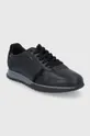 Δερμάτινα παπούτσια Wojas μαύρο