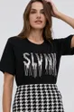 czarny Silvian Heach T-shirt