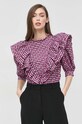 Custommade bluza din bumbac Diga roz 999712247