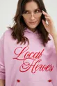 ροζ Βαμβακερή μπλούζα Local Heroes