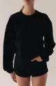 črna MUUV. pulover Crop Top Subtle Cotton