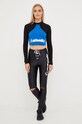 LaBellaMafia longsleeve 25427 negru ZW22
