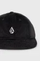 Κοτλέ καπέλο μπέιζμπολ Volcom μαύρο