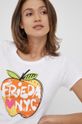 biela Bavlnené tričko Frieda & Freddies