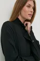 crna Košulja s primjesom svile Beatrice B Ženski