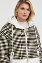 Silvian Heach kurtka puchowa z domieszką wełny multicolor PGA22048PI