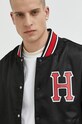 HUF geaca bomber negru jk00372