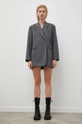 Birgitte Herskind blazer con aggiunta di lana grigio