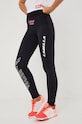 LaBellaMafia legginsy treningowe z elastanem czarny 25357