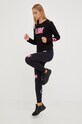 LaBellaMafia legginsy treningowe z elastanem czarny 25877