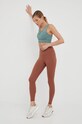 JOYINME legginsy do jogi 7/8 Unity z elastanem brązowy Legginsy7.8.Unity