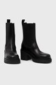 Liviana Conti ghete chelsea de piele A2wc08 Y69-0 A2WC08Y690 negru ZW22