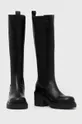 Usnjeni elegantni škornji Liviana Conti A2wc09 Y69-0 črna