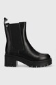 GOE sztyblety skórzane płaski czarny KK2N4051.BLACK
